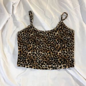 shein cheetah top